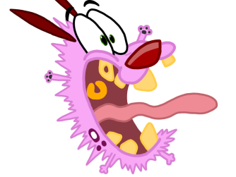 Courage the cowardly dog screaming in mlp style by sdvstudiosofficial df47jcd