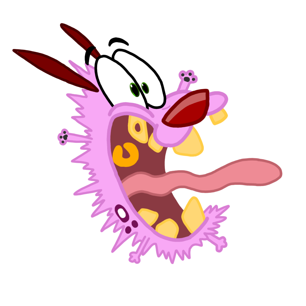 Courage the cowardly dog screaming in mlp style by sdvstudiosofficial df47jcd