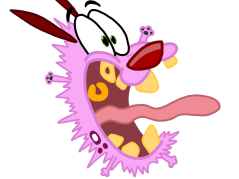 Courage the cowardly dog screaming in mlp style by sdvstudiosofficial df47jcd